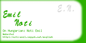 emil noti business card